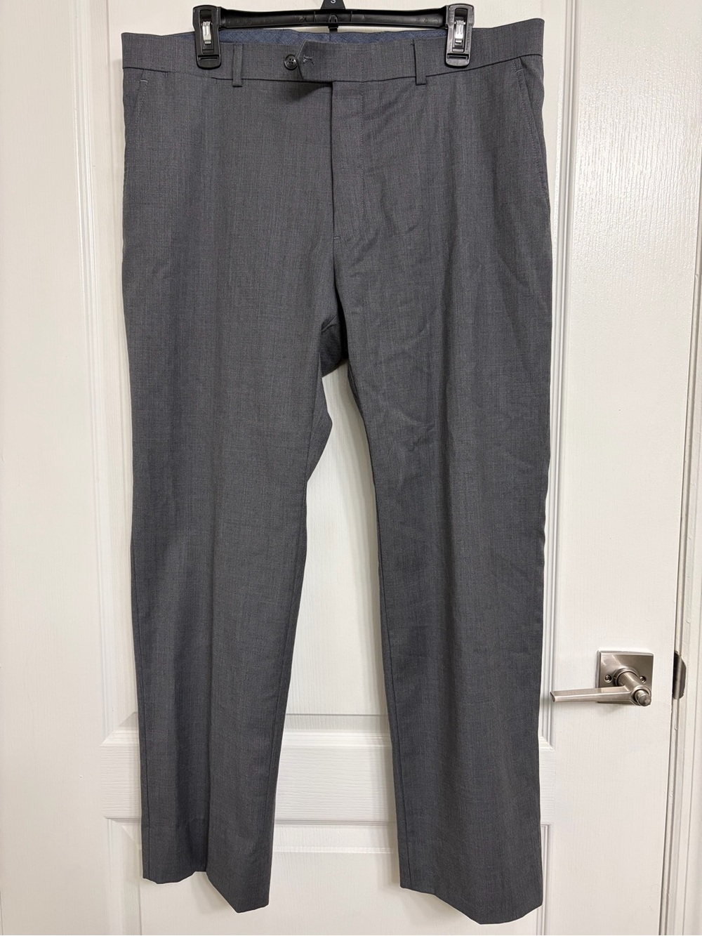 Men's Gray Dress Pants - Classic Tailored Fit 36x32
